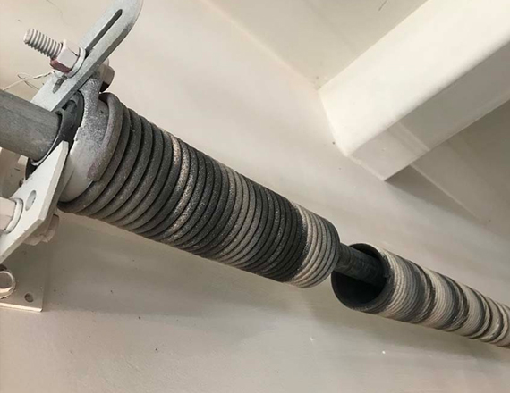 broken garage door spring
